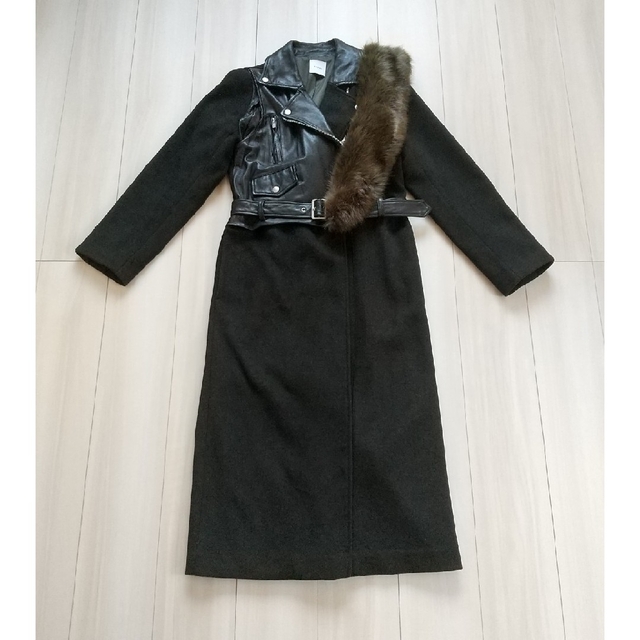 ○(248)Ameri VINTAGE ライダースドッキング ロングコートの ○(248)Ameri VINTAGE ライダースドッキング ロングコートの