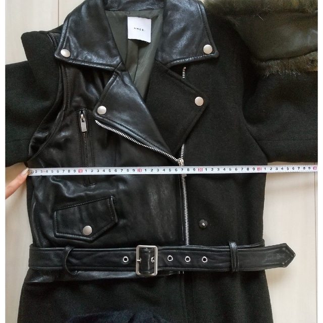 ○(248)Ameri VINTAGE ライダースドッキング ロングコートの ○(248)Ameri VINTAGE ライダースドッキング ロングコートの