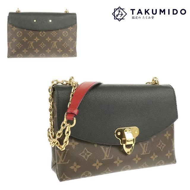 ルイヴィトン チェーンショルダーバッグ サンプラシード M43714  モノグラムライン ノワール LOUIS VUITTON 【】| 黒 カバン 肩掛け 斜め掛け クロスボディ ブランド 茶 バック ルイビトン レディース ファッション LV ABランク