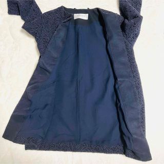ADORE - 【美品】ADORE アドーア コードレース ノーカラーコート