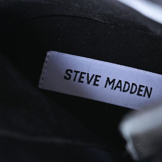 Steve Madden - Steve Madden レースアップ サイドジップ レザー