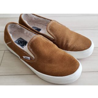 ヴァンズ(VANS)の【タイムセール！】VANS スリッポン ファー 秋冬 28センチ お揃い ペア(スリッポン/モカシン)