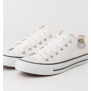 コンバース(CONVERSE)の美品！　converse ローカットスニーカー24.5(スニーカー)