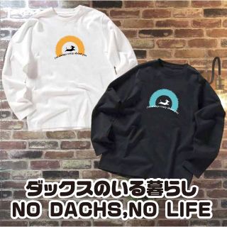 Sサイズ 送料無料 ダックスフンド ダックス 犬服 アート 虹 韓流 ロンT(Tシャツ(長袖/七分))