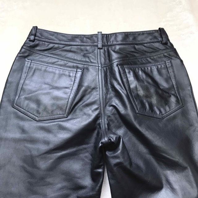 美品 Paul Smith ポールスミス レザーパンツ 牛革 サイズXL- 美品 Paul Smith ポールスミス レザーパンツ 牛革 サイズXL