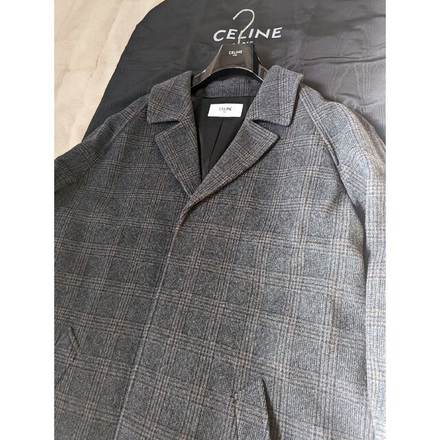 celine(セリーヌ)の至極美品　21AW　セリーヌ「TEEN KNIGHT POEM」チェスターコート メンズのジャケット/アウター(チェスターコート)の商品写真