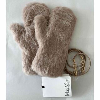 【新品・未使用】MAX MARA TEDDY テディ ミトン　サンド　M/L