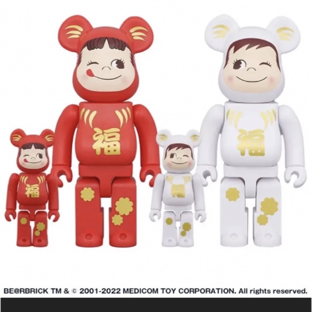 その他専用　BE@RBRICK 達磨　ペコちゃん&ポコちゃん　100%400%セット