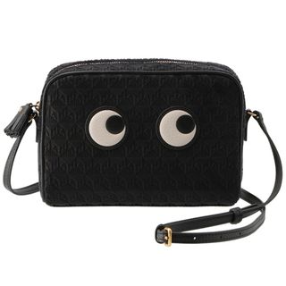 アニヤハインドマーチ(ANYA HINDMARCH)のアニヤ ハインドマーチ ANYA HINDMARCH ショルダーバッグ ヴェルヴェット VELVET EYES クロスボディバッグ ブラック 173087(ショルダーバッグ)