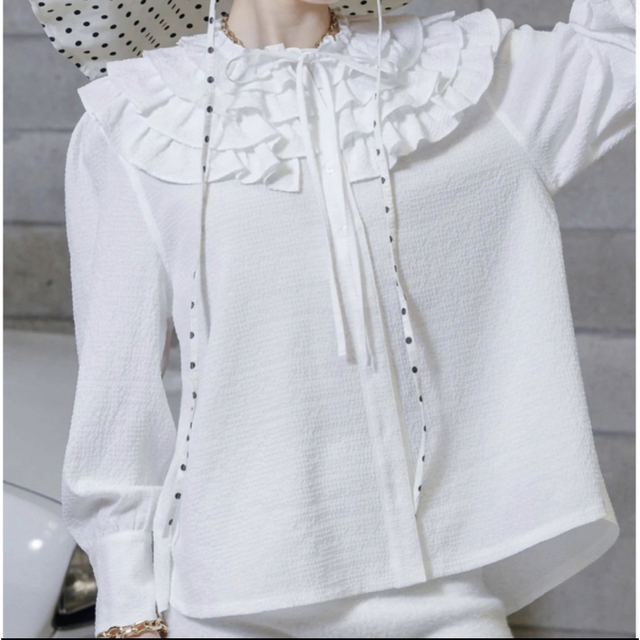 bibiy CHARLOTTE TIE COLLAR BLOUSE balibronze.com