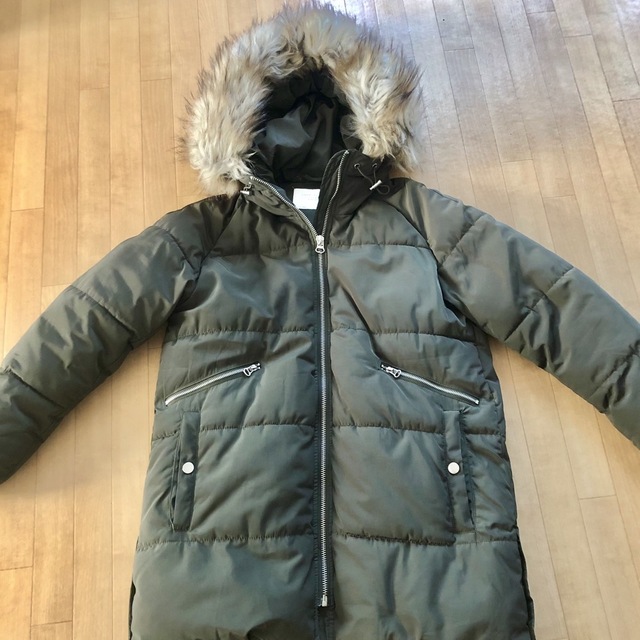 ZARA - ZARA ファー付きダウンコート ダウン ロングコートの通販 ZARA - ZARA ファー付きダウンコート ダウン ロングコートの通販
