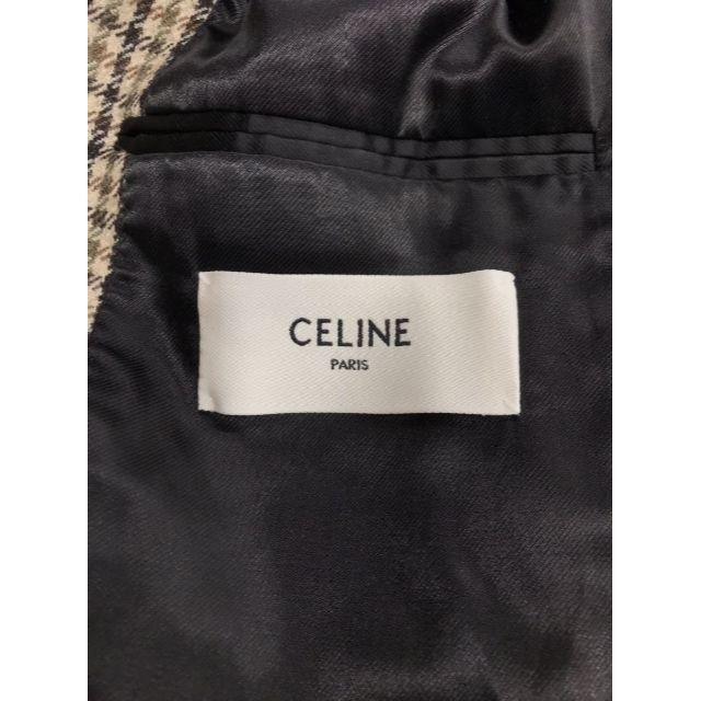 celine(セリーヌ)のCELINE セリーヌ★21AW ハイネック千鳥格子オーバーサイズコート メンズのジャケット/アウター(その他)の商品写真