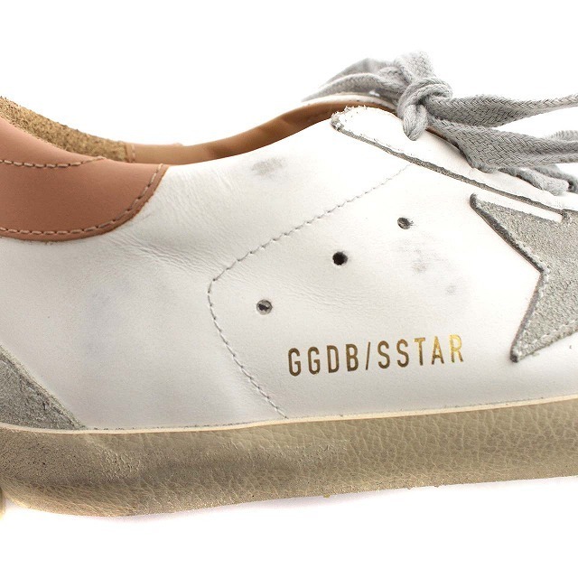 GOLDEN GOOSE(ゴールデングース)のGOLDEN GOOSE SUPERSTAR スニーカー ダメージ加 24 白 レディースの靴/シューズ(スニーカー)の商品写真