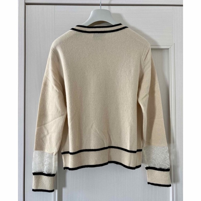 ☆ルールロジェットleur logette☆ カシミア レース付ニット☆ w