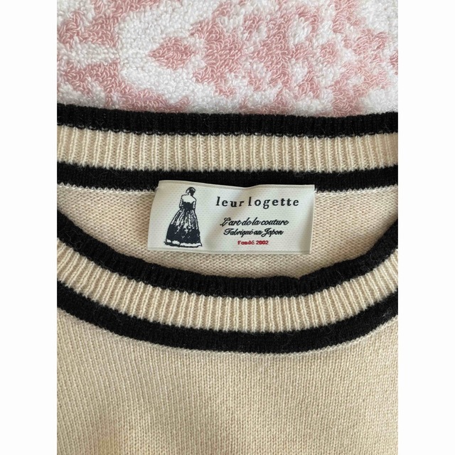 ☆ルールロジェットleur logette☆ カシミア レース付ニット☆ w
