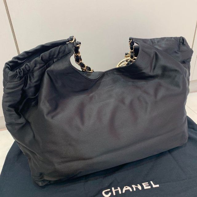 ☆未使用品☆CHANEL シャネル ココカバス サテン チェーンショルダー