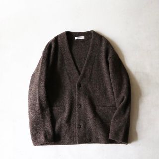 コモリ(COMOLI)のCONFECT  ウールリネンオーバーカーディガン(カーディガン)