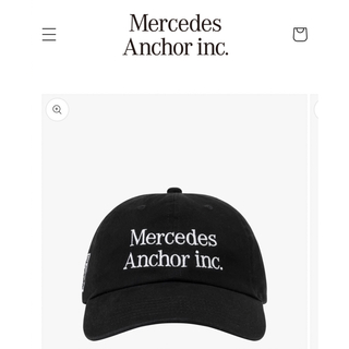 ワンエルディーケーセレクト(1LDK SELECT)の【新品・未開封】Mercedes Anchor inc. CAP ブラック(キャップ)