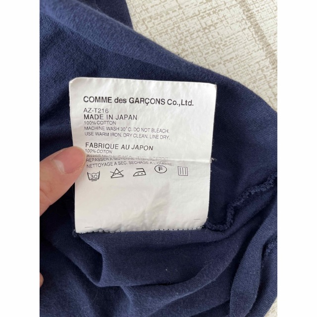 COMME des GARCONS(コムデギャルソン)のコムデギャルソン　tシャツ半袖 メンズのトップス(Tシャツ/カットソー(半袖/袖なし))の商品写真