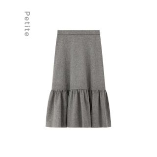 エムプルミエ(M-premier)の新品未使用タグ付き　サイト完売品　M-premierBLACK    スカート(ひざ丈スカート)