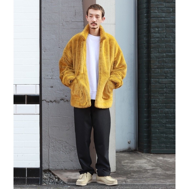 doublet - 新品□doublet HAND-PAINTED FUR JACKET M 黄色の通販 by