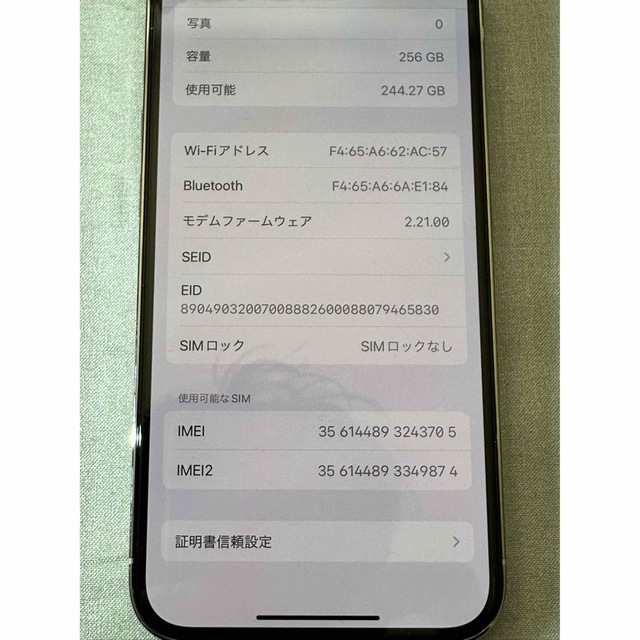 iPhone 13 Pro 256G シルバー  +  特典 1