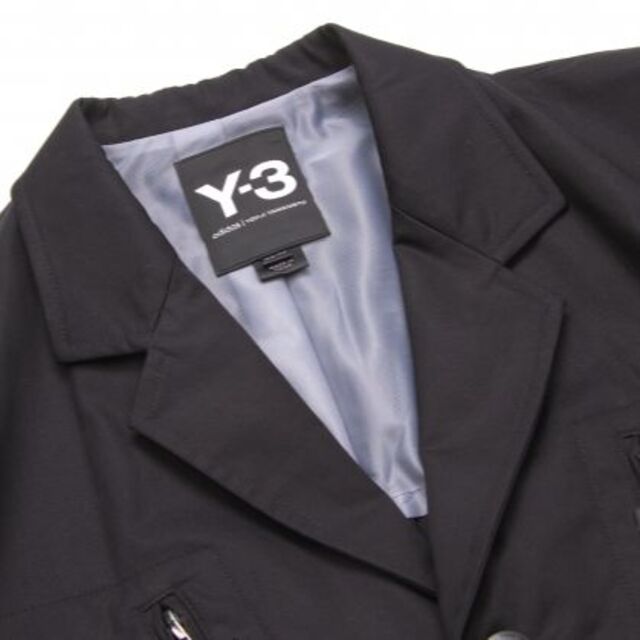 Y-3(ワイスリー)の美品Y-3ロゴテープベルト変形ブレザーテックジャケットＳ メンズのジャケット/アウター(テーラードジャケット)の商品写真