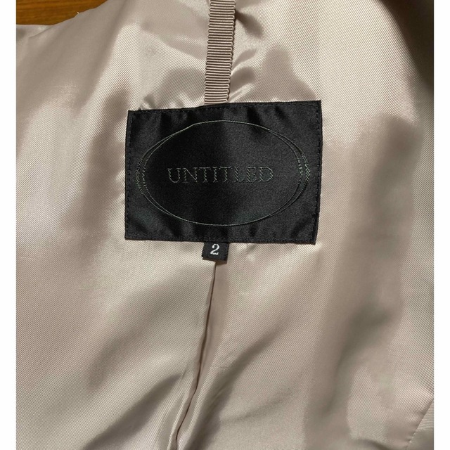 UNTITLED(アンタイトル)のアンタイトル　ダウンコート　 レディースのジャケット/アウター(ダウンコート)の商品写真