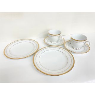 Noritake - ノリタケ Noritake ゴールドハンプシャー 6PCセット 皿の ...