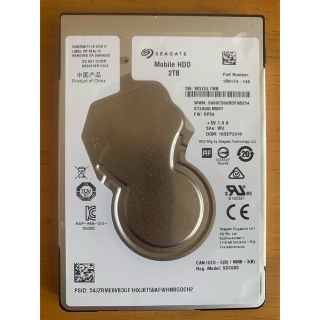 Seagate 2TB 2.5インチHDD ST2000LM007(PC周辺機器)