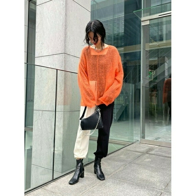 シアー モヘヤ ニット プルオーバーMAISON SPECIAL-