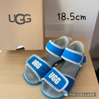 アグ(UGG)のUGG アグ★キッズ 子供 サンダル 18.5cm ブルー(サンダル)