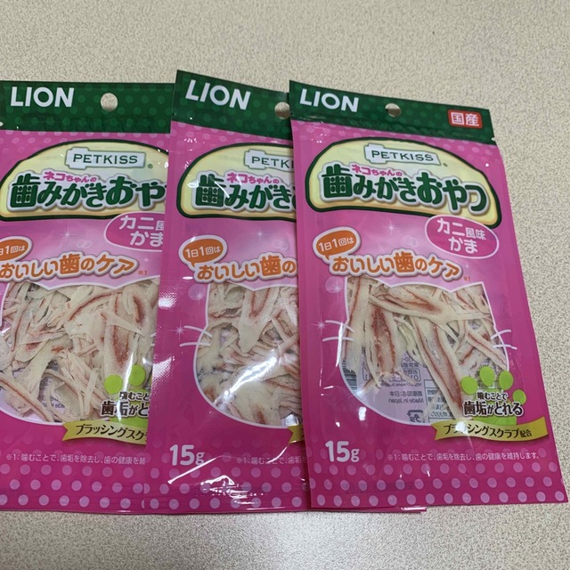 LION(ライオン)のLION ネコちゃんの歯磨きおやつ　 その他のペット用品(猫)の商品写真