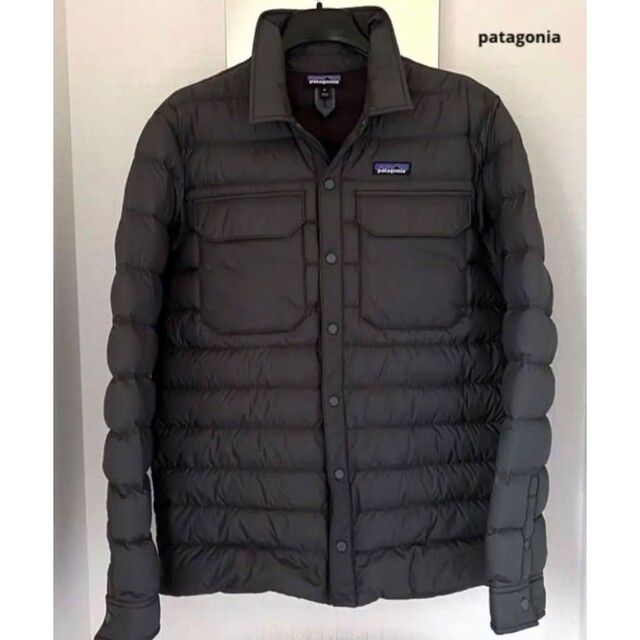 【美品】patagonia サイレントダウンシャツジャケット　M