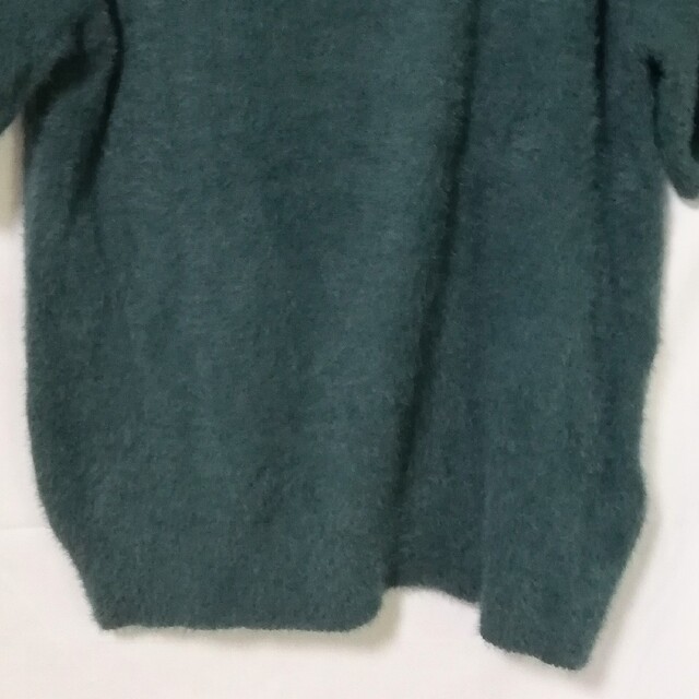 しまむら(シマムラ)のしまむら HKWORKSLONDON 半袖ニット セーター グリーン LL レディースのトップス(ニット/セーター)の商品写真