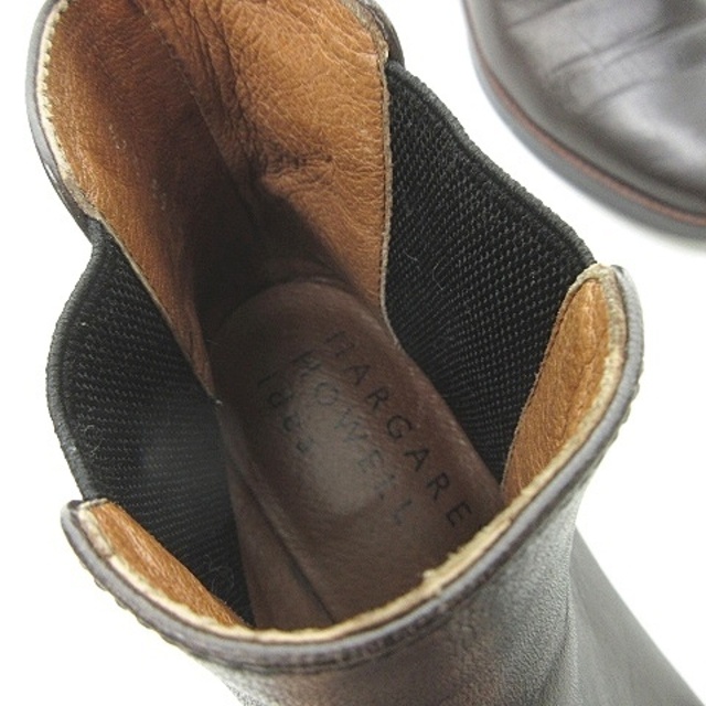 MARGARET HOWELL(マーガレットハウエル)のMARGARET HOWELL IDEA サイドゴア ブーツ 22.5cm 茶 レディースの靴/シューズ(ブーツ)の商品写真