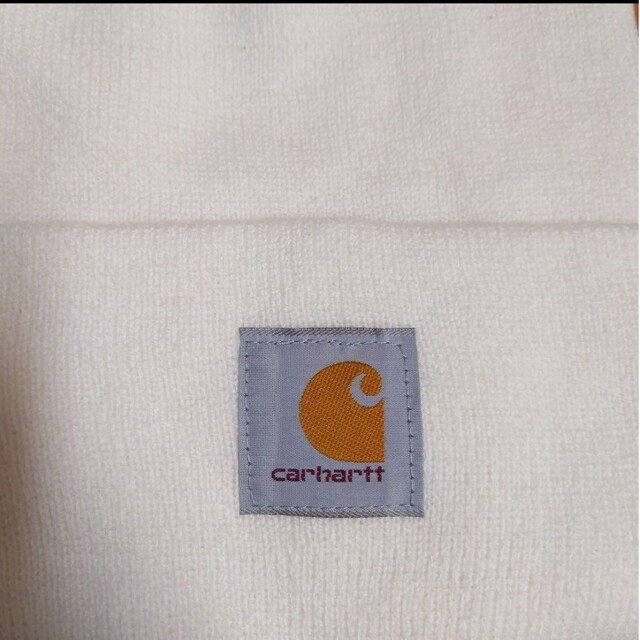 carhartt(カーハート)の新品 カーハート ニット帽 ビーニー ウインターホワイト メンズの帽子(ニット帽/ビーニー)の商品写真