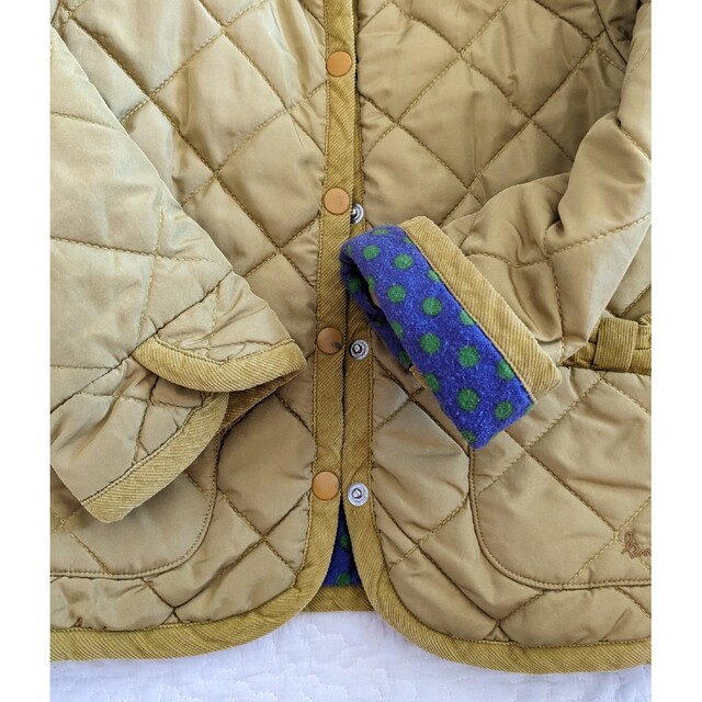 110cm キルティングジャケット キッズ/ベビー/マタニティのキッズ服女の子用(90cm~)(ジャケット/上着)の商品写真