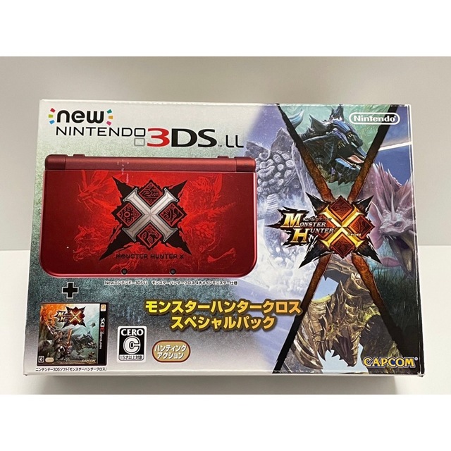 new3DSLL 本体 モンハン モンスターハンタークロス スペシャルパック