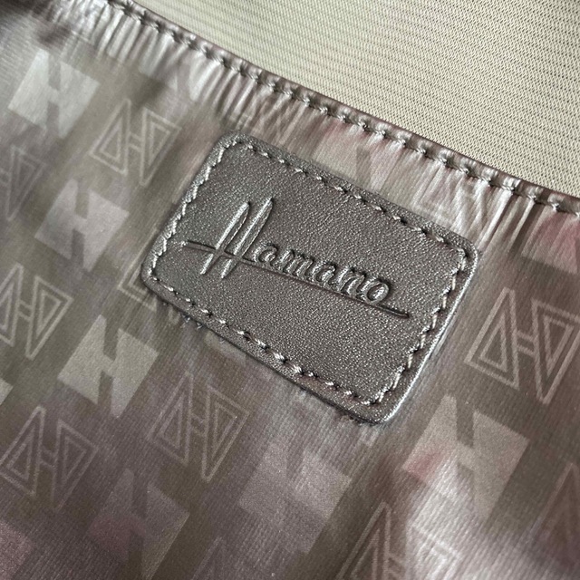 濱野皮革工藝/HAMANO(ハマノヒカクコウゲイ)のHamano 巾着付きバッグ ハンドメイドのファッション小物(バッグ)の商品写真
