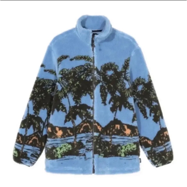 STUSSY 19AW Hawaiian Jacquardボアジャケット