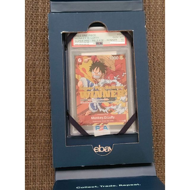 スーパープレリリース　 優勝カード　 ルフィ　PSA10ワンピースカードゲーム