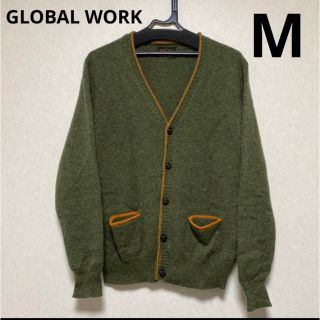 グローバルワーク(GLOBAL WORK)のGLOBAL WORK  ウールカーディガン　Mサイズ　グローバルワーク(カーディガン)