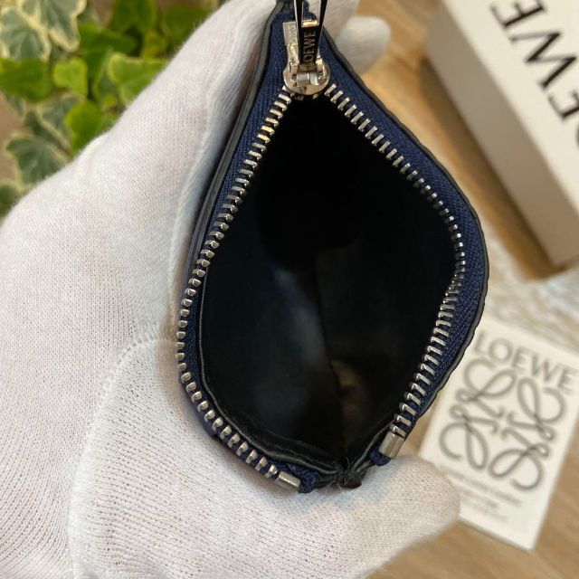 LOEWEロエベ リピートアナグラム スモールバーティカルジップ