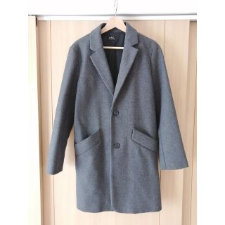 アーペーセー(A.P.C)のA.P.C アーペーセー チェスター コート ジャケット グレー M(チェスターコート)