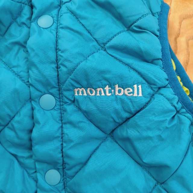 営業 Mont-bell(モンベル) 中綿入り リバーシブルベスト 80㎝ ジャケットコート