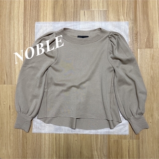 ノーブル(Noble)のNOBLE ノーブル　パフスリーブ　トップス(ニット/セーター)