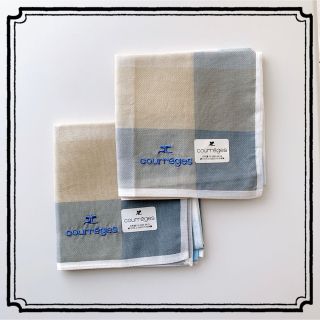 クレージュ(Courreges)の【未使用/SET】クレージュ 大判 ハンカチ 2枚セット(ハンカチ)