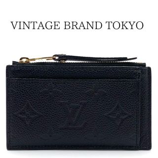 ルイヴィトン(LOUIS VUITTON)のLOUIS VUITTON ルイヴィトン カードケース モノグラムアンプラント ポルトカルトジップ 名刺入れ 小銭入れ ブラック 黒 メンズ レディース 男女兼用 M68339    ノワール ユニセックス ギフト【中古品】(パスケース/IDカードホルダー)