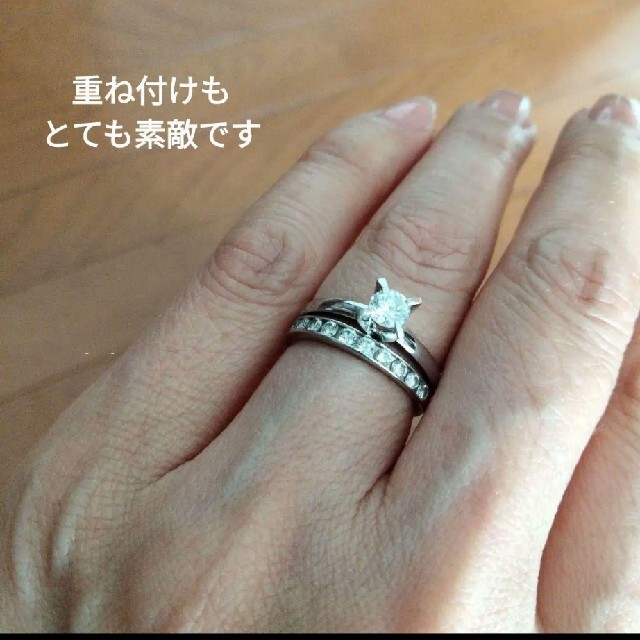 美品✴️高品質 VS 1.D 一粒天然ダイヤモンドリング-